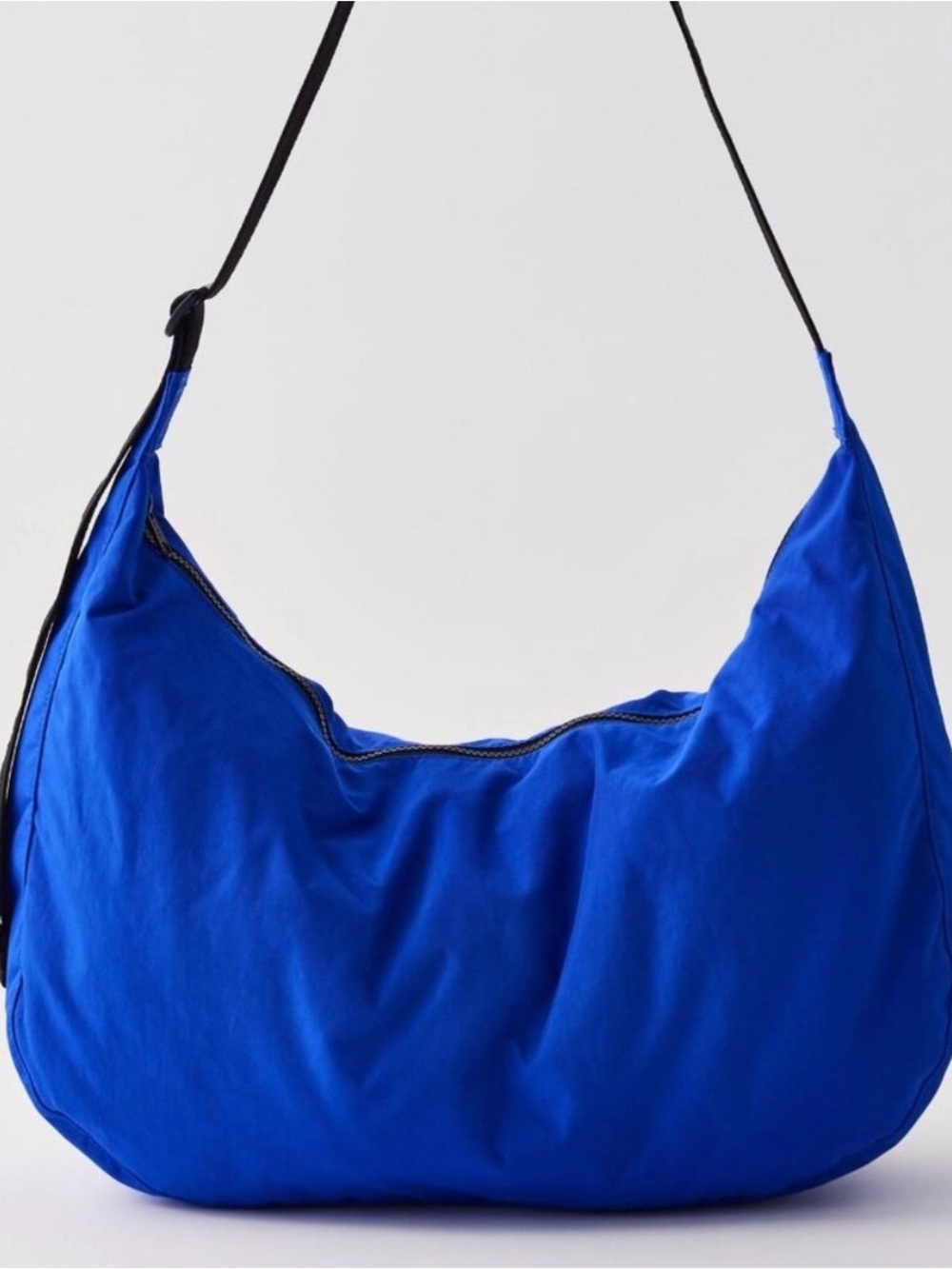 BAGGU Large Nylon Crescent Bag Lapis - Picture 2 of 15